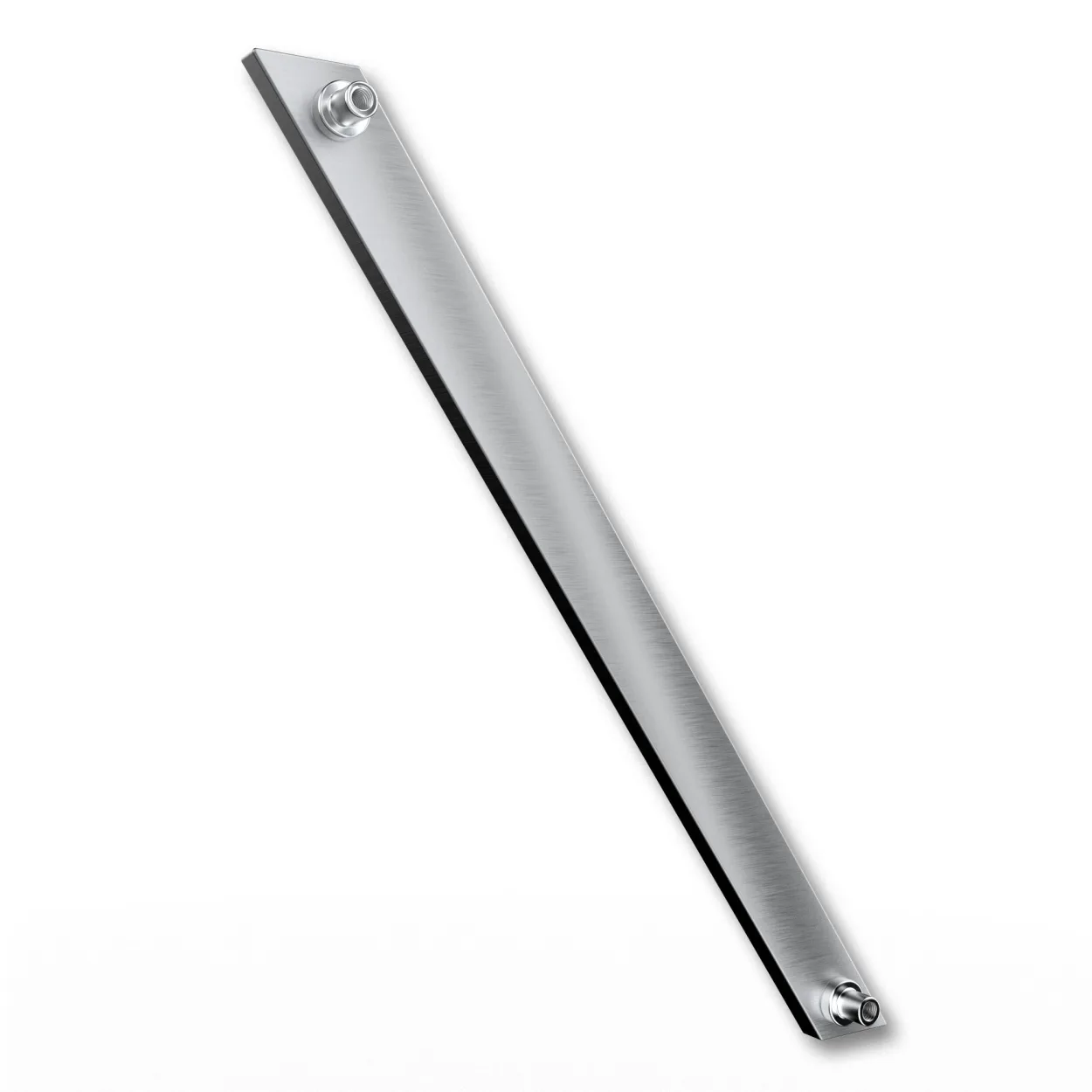 Edelstahl-Hausnummer /, pflegeleicht und witterungsbeständig, UV-beständig für außen 22 cm