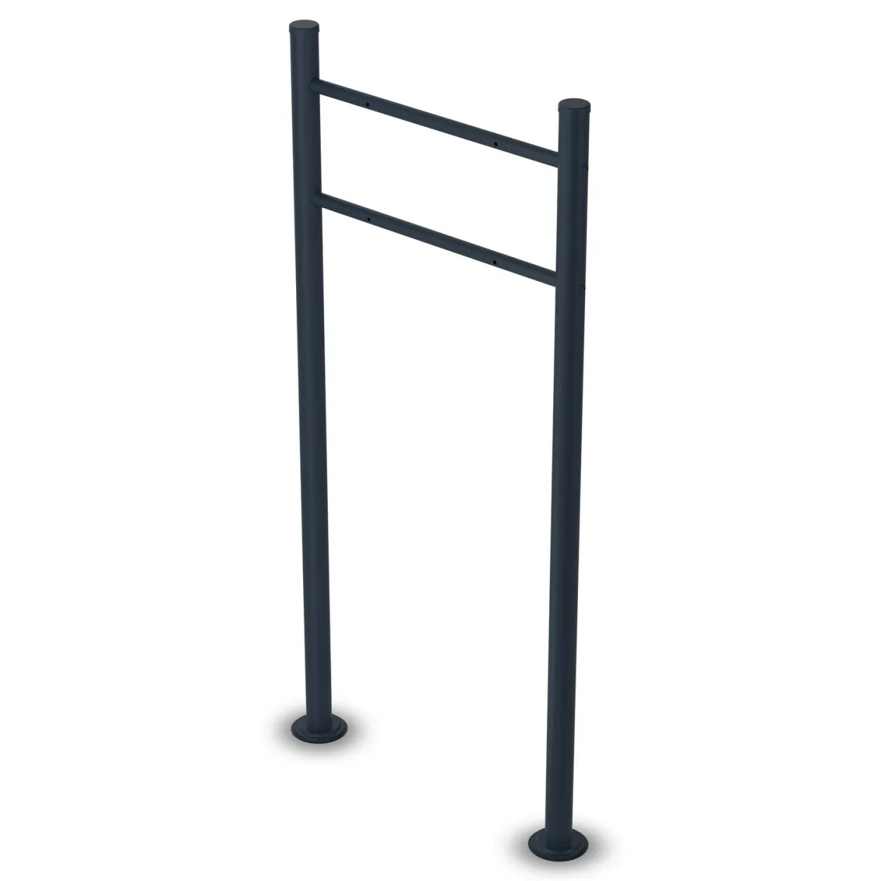 Eleganter Edelstahl-Briefkasten Funkständer mit stabilem Stand und wetterfestem Design