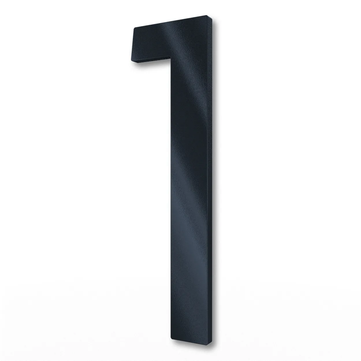 Anthrazit RAL 7016 Edelstahl-Hausnummer 1 in 15 cm Höhe, modernes Design, witterungsbeständig und pflegeleicht